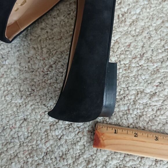 AC Andrea Carrano BABY BLACK SUEDE flat size 36.5 - Picture 10 of 12